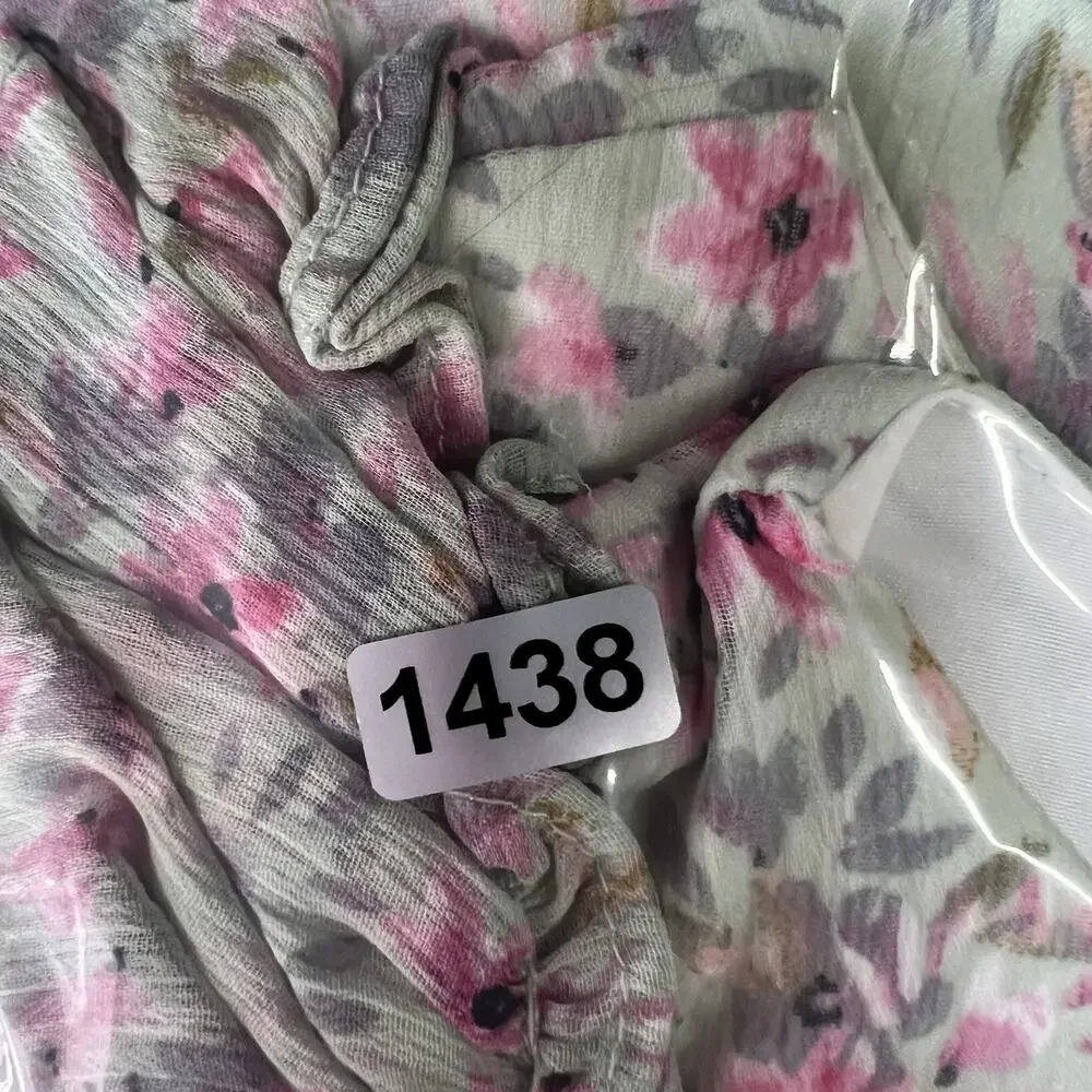 Pippa & Julie Girls 6X Dress Floral Print Ruffles Chiffon Lined Princess Cottage